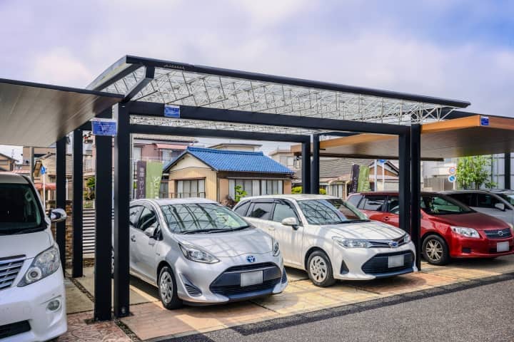 駐車場・カーポート｜愛知県の外構・エクスエリア、車庫工事は㈱